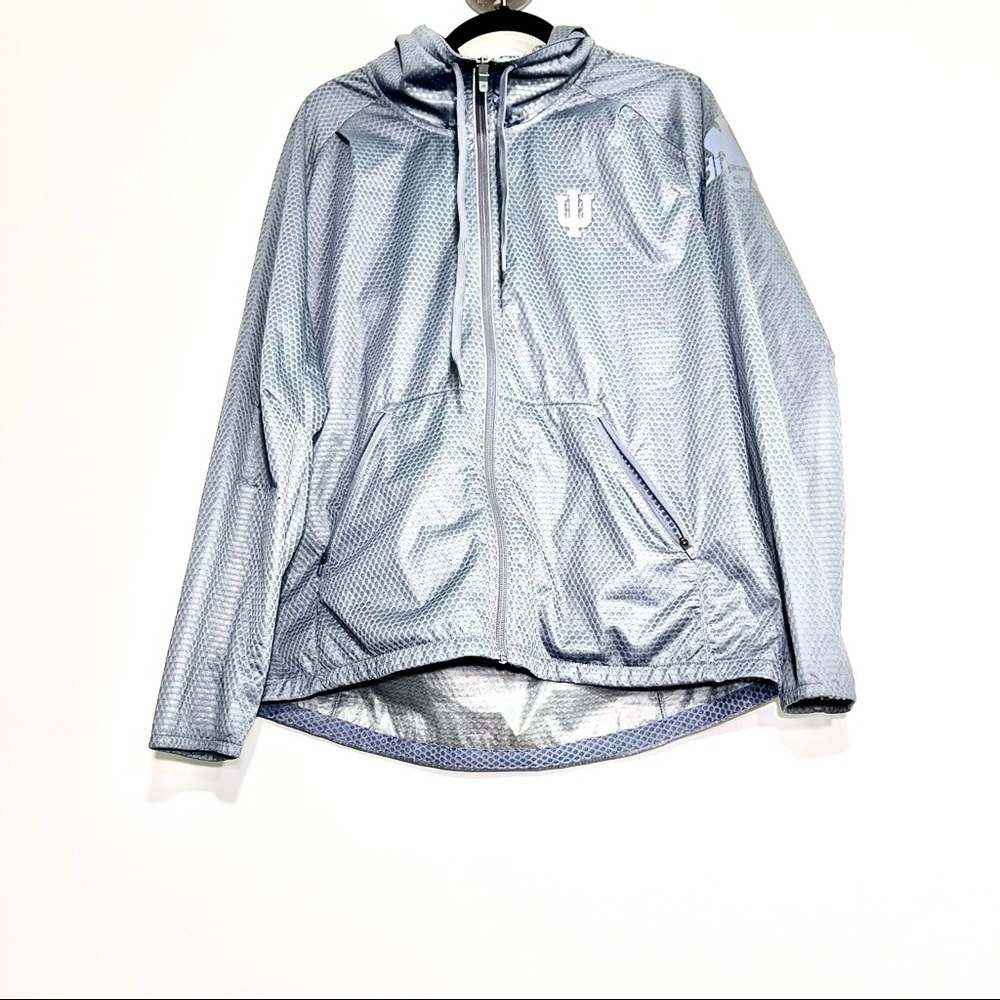 Adidas Full Zip Lightweight Hoodie Jacket - Large